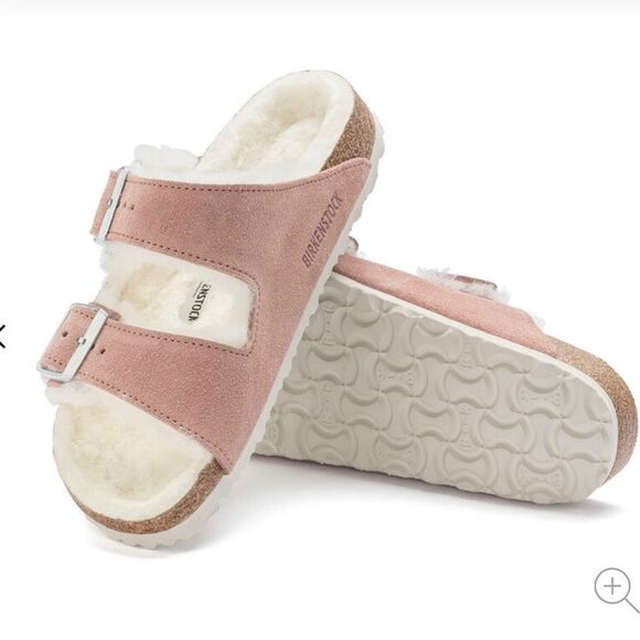 NWT Birkenstock Arizona Suede Leather sandals size 37 - Picture 1 of 7